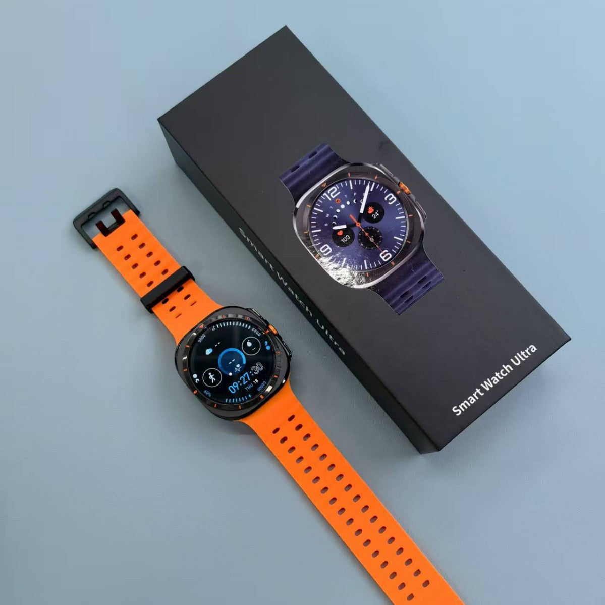 Bluetooth Calling Voice Assistant Météo Musique Fréquence cardiaque et Fitness Smartwatch