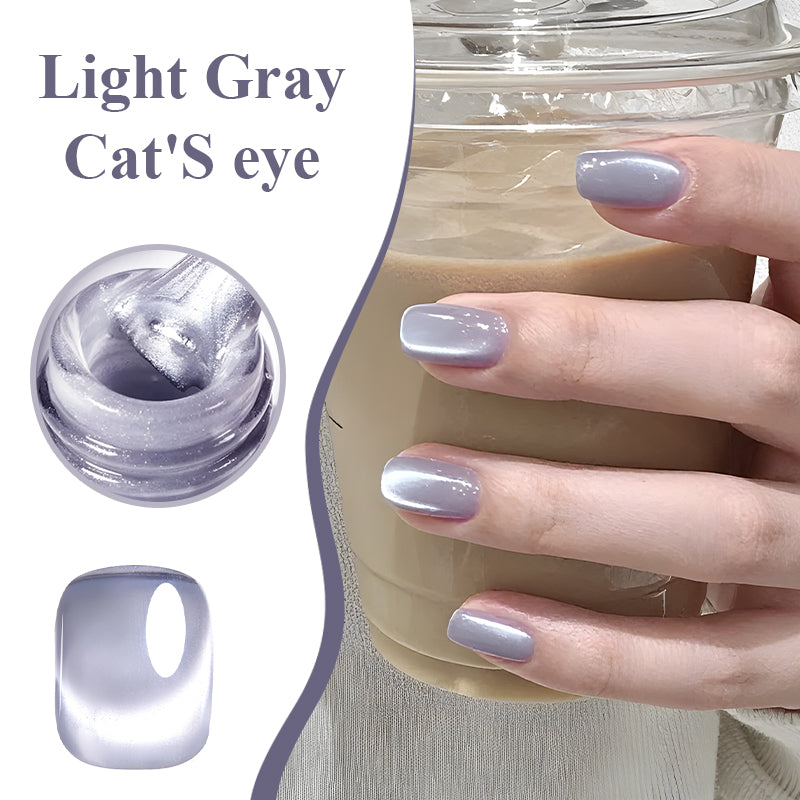 MsRainbow Starry Series Taro Grey Cat Eye Gel polonais 10ml