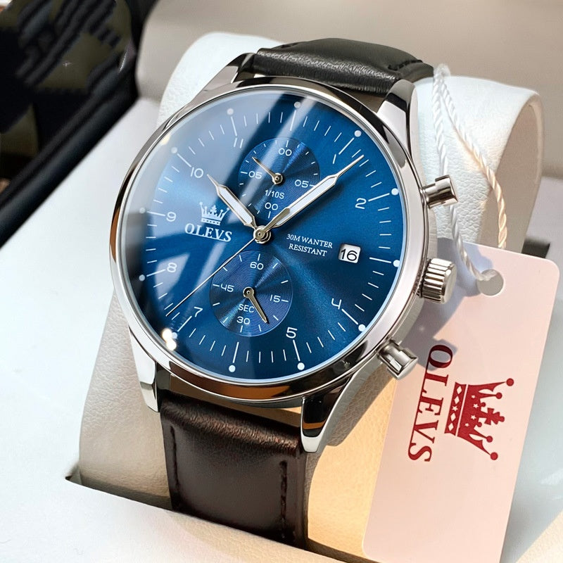 Multifunctional Waterproof Luminous Men's Watch