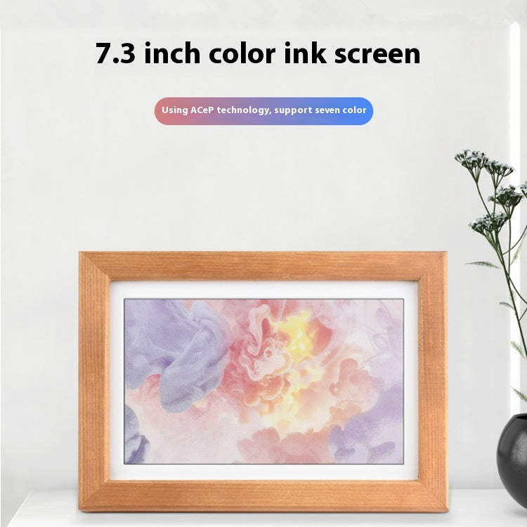 Cadre photo en bois massif de 73 pouces 7 couleurs