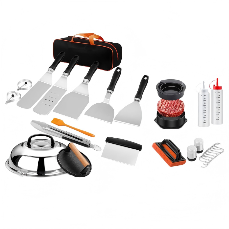 Ensemble d'accessoires ultimes pour barbecue de 27 pièces