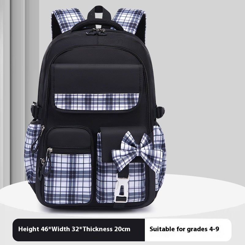 Sac à dos pour enfants Légère réduction du fardeau de protection de la colonne vertébrale Grande capacité