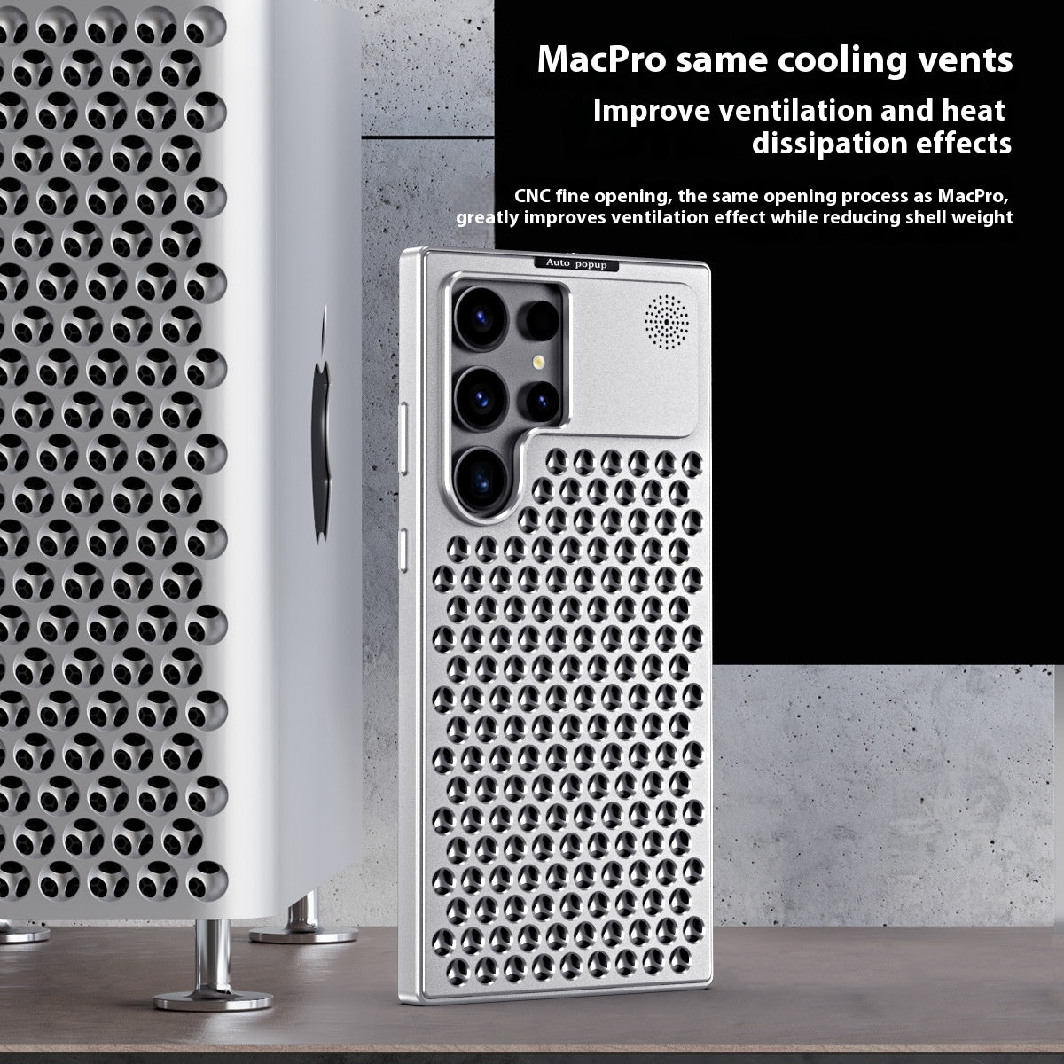 Ressort fixation magnétique aspiration alliage d'aluminium dissipation de chaleur S24ultra