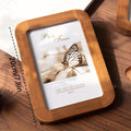 Cadre photo retro en bois massif de 7 pouces-1 pièce-boîte