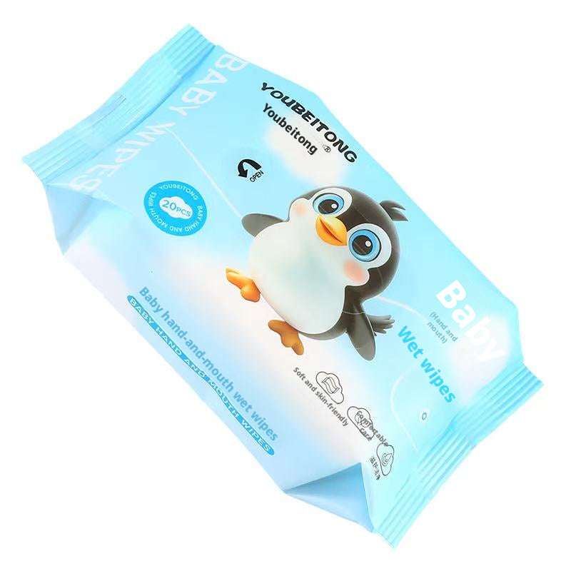 Portable essuie-tout pour bébé en tissu non tissé-20 pièces-1 pack