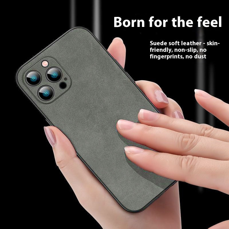 Téléphone portable Shell pour IPhone Simple Sheepskin haute sensibilité masculine
