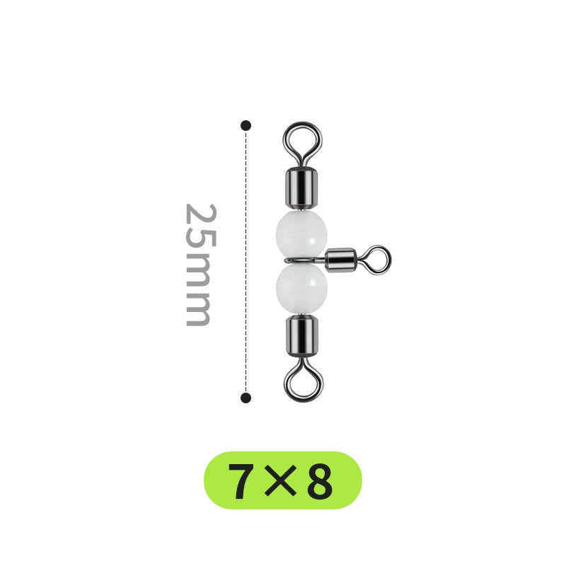 Three-pronged Luminous Beads with 8 Luminous Rings