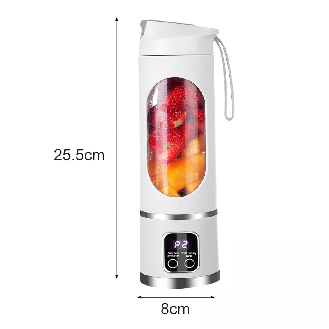 Portable USB Rechargeable Juicer Cup Mélangeur de mélangeur électrique Smoothie Maker 450ml
