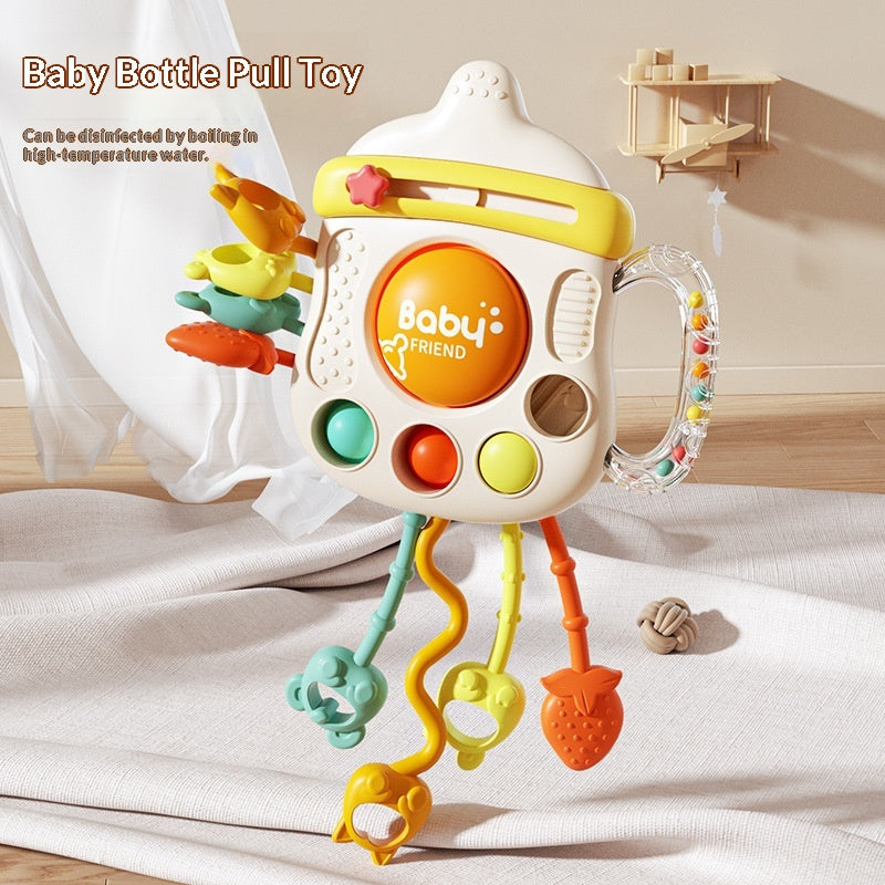 Lala Baby Bouteille à croquer et jouet sans huile