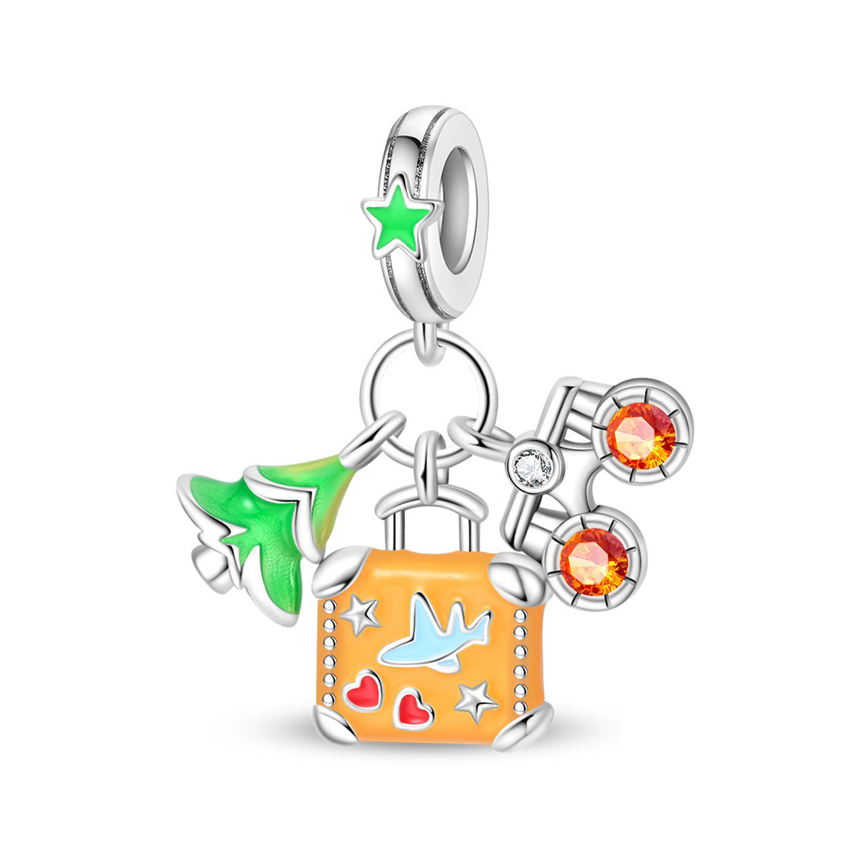 Valise d'avion World Travel Bricolage pendentif perles Accessoires