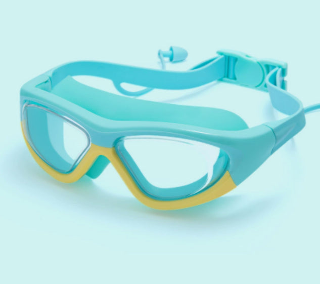 Gants de natation anti-buée pour enfants avec bouchons d'oreille intégrés