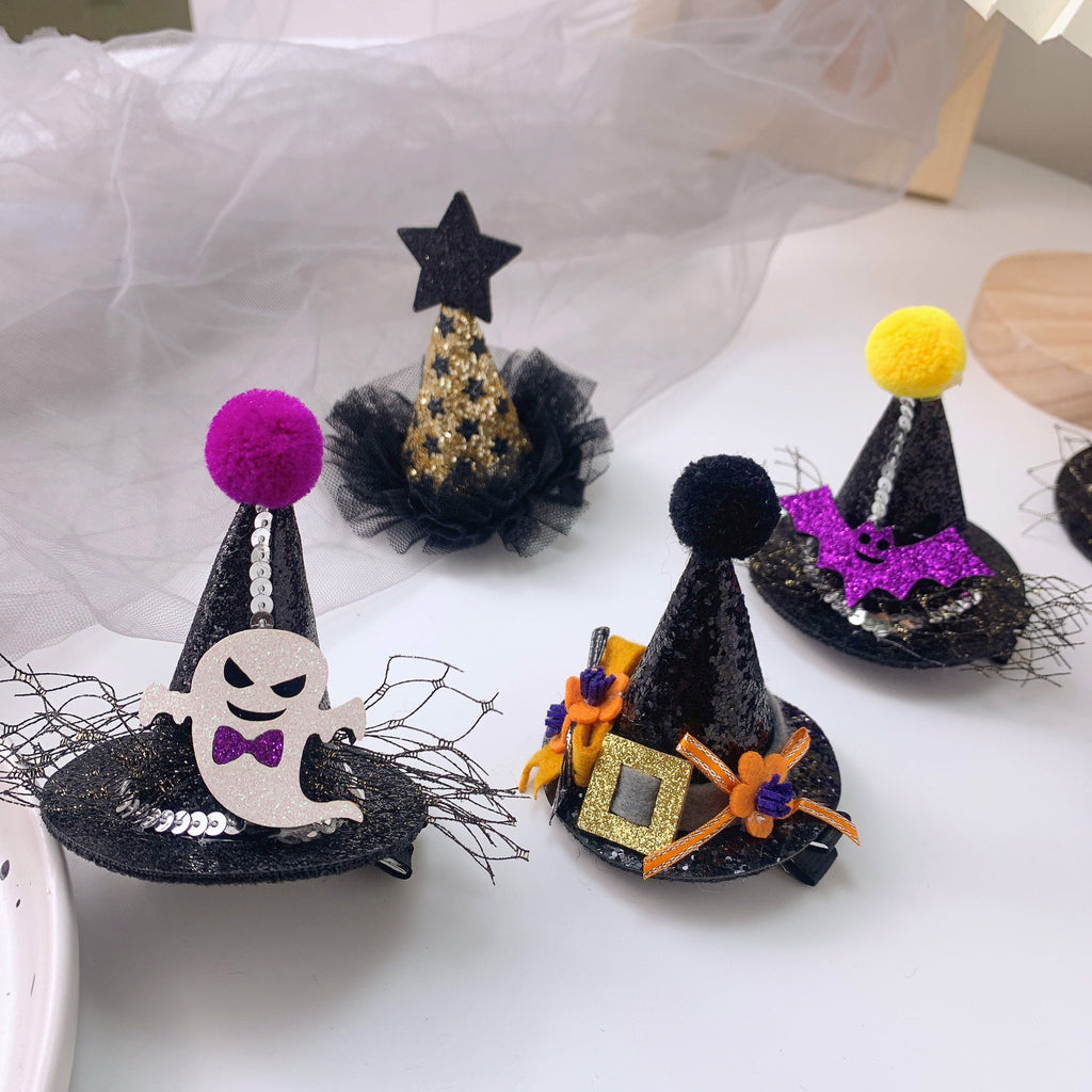 Rôle des enfants Jouer Halloween drôle Chapeau de citrouille Barrettes