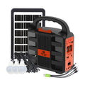 Générateur solaire avec Bluetooth noir et orange