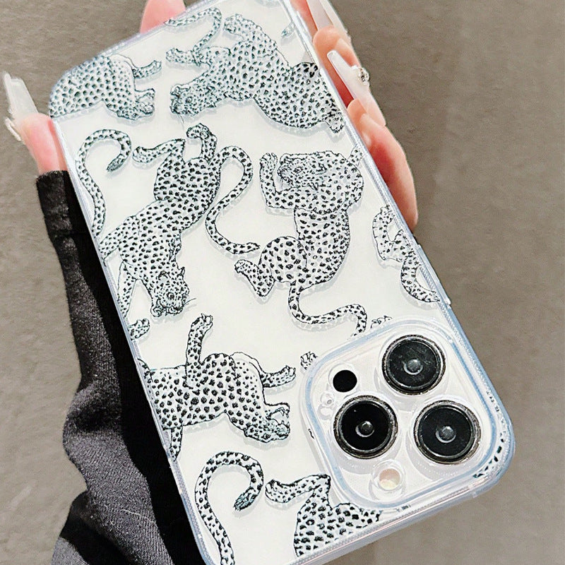 Niche Rétro personnalisé Leopard Phone Case Design Sens
