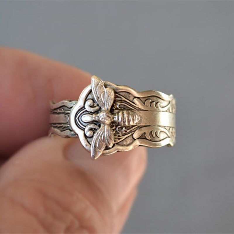 Alliage Dragonfly Anneau animal bague