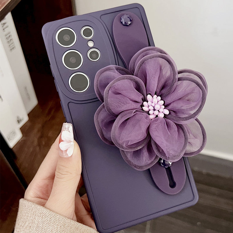 Boite de téléphone porte-bracelet applicable Fleur haute qualité