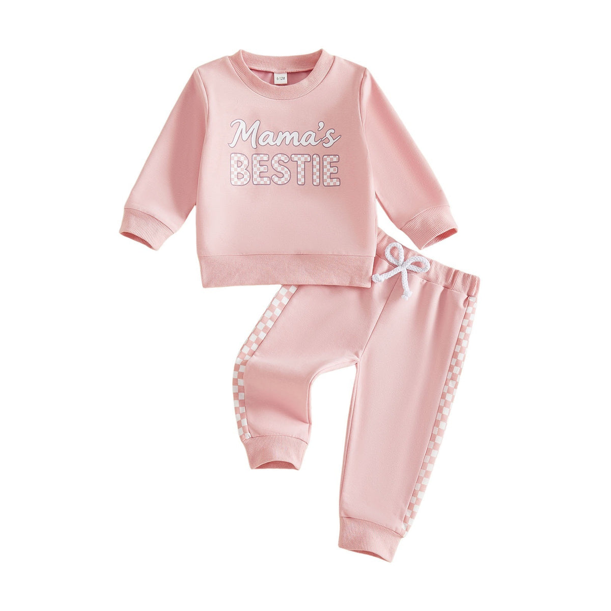 Pantalon à manches longues à col rond et pantalons occasionnels