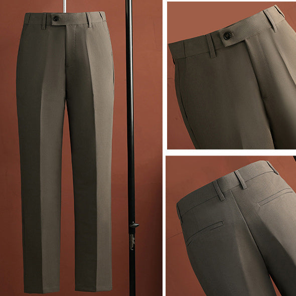 Ensemble de broderie de feuille de bambou de style chinois pour hommes