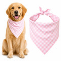 Bleu & Blanc Plaid Dog Bandana 1 Pack
