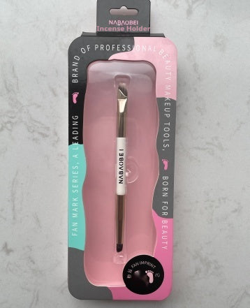 Brosse à paupières et à sourcils à double extrémité Combo