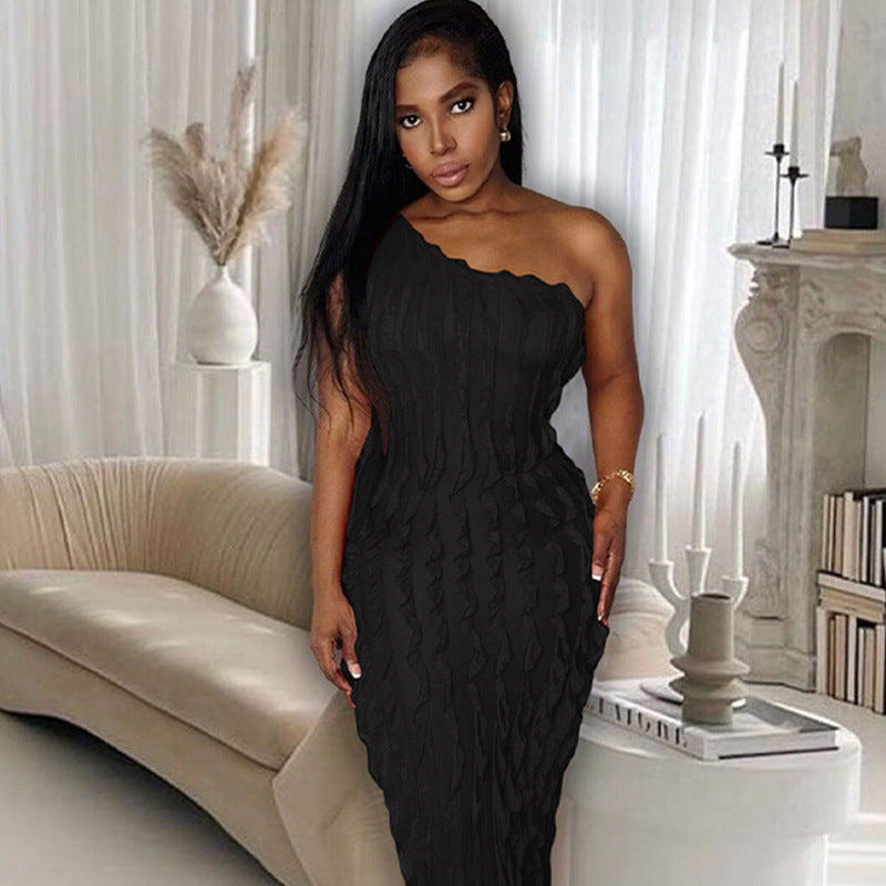 Robe de gaine haute sans arrière