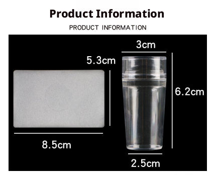 Set de scellement en silicone de manucure, incluant le gratteur-ABS-1