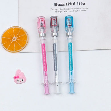 Vaccin stylo nouveau design créatif Sens gel stylo beau brosse étudiant