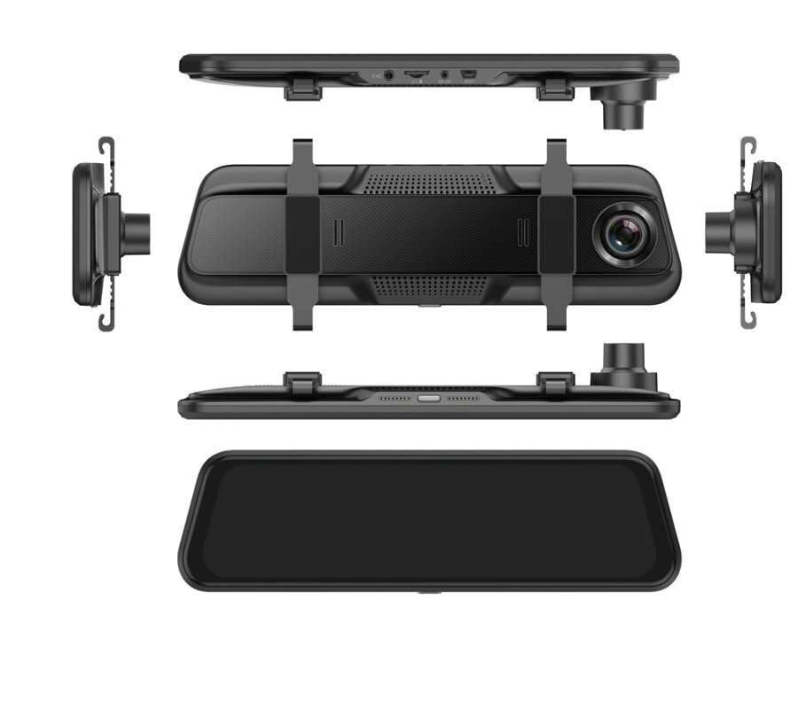 Double enregistrement avant et arrière Vue arrière Miroir Dash Cam