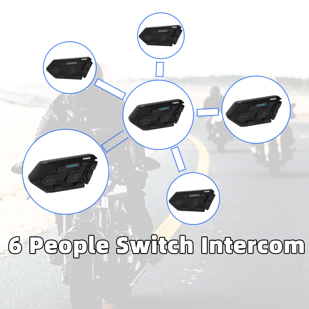 Casque de moto étanche compatible avec le Bluetooth