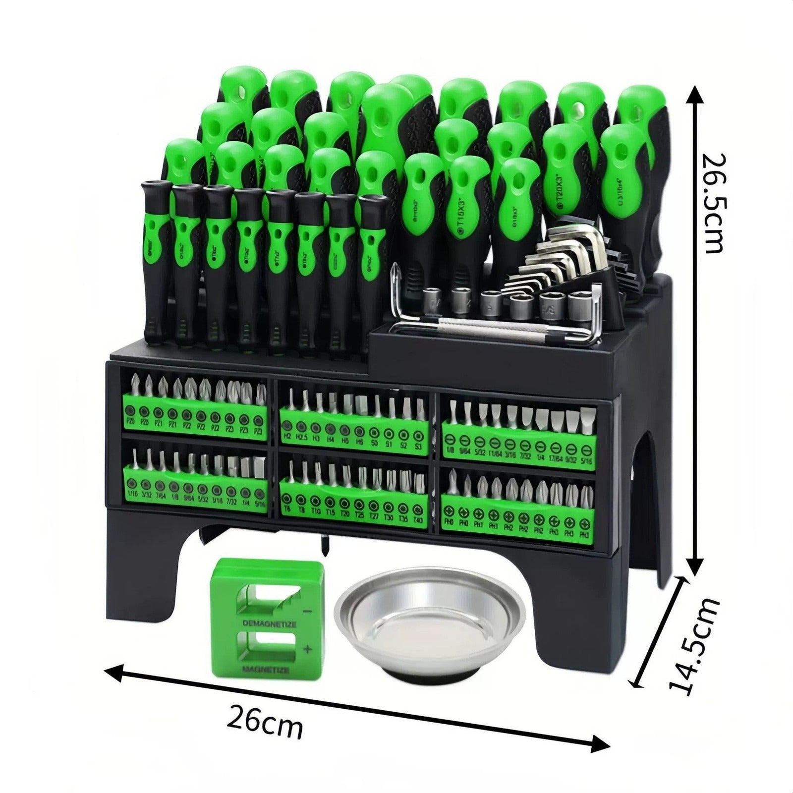 118 PCS tournevis magnétique Set Highy Duty Precision Premium Cross Plat Head