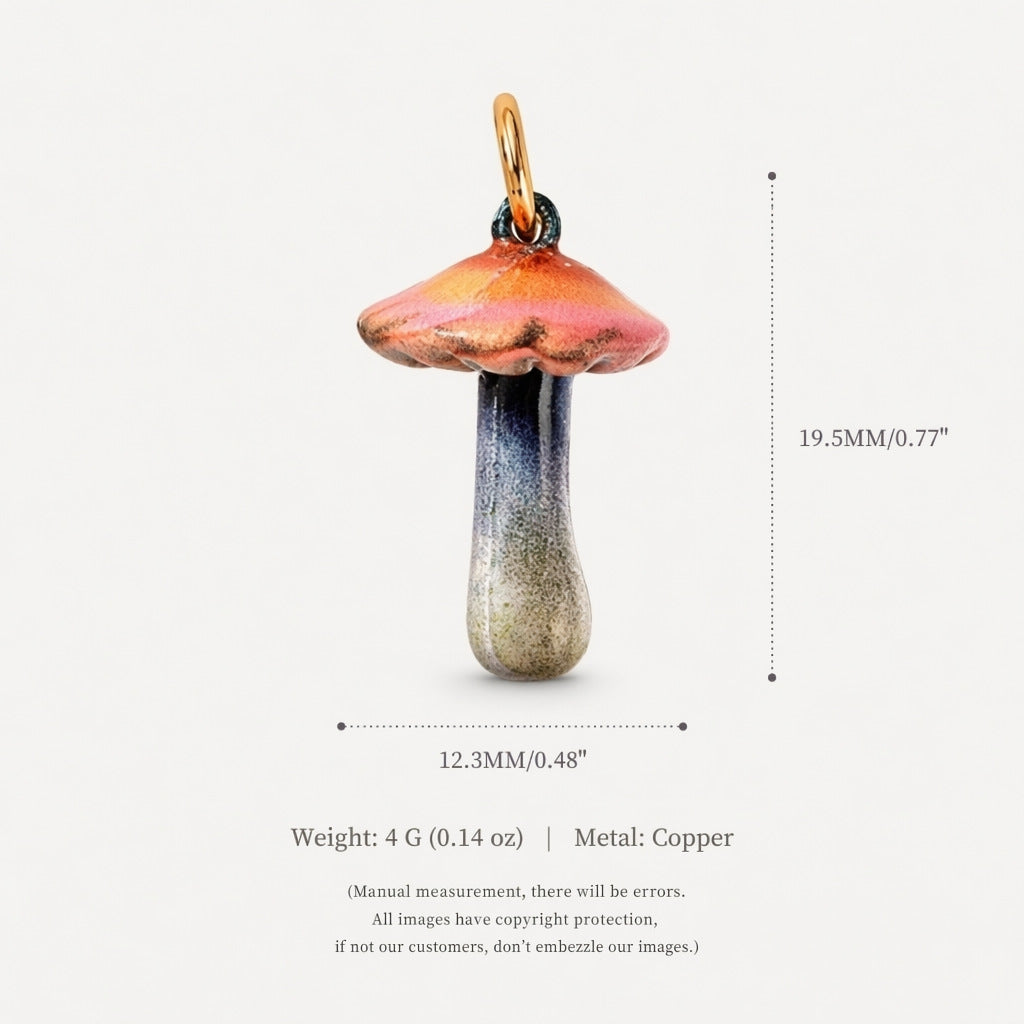 Accessoire de pendentif couleur mode pour champignons