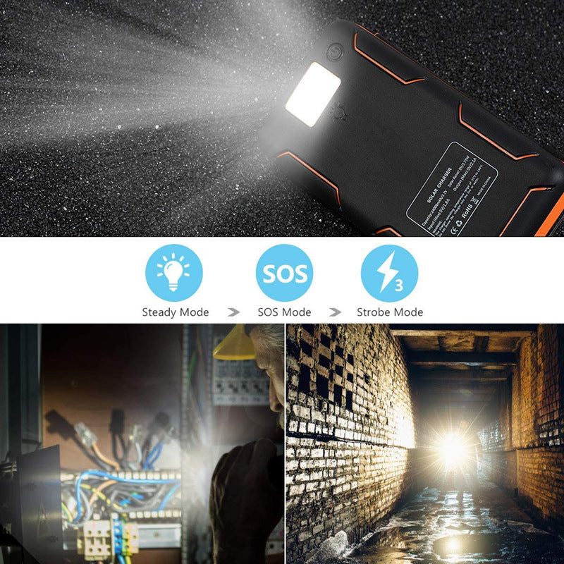 Exterieur Portable Waterproof Polding Solar Charging Group