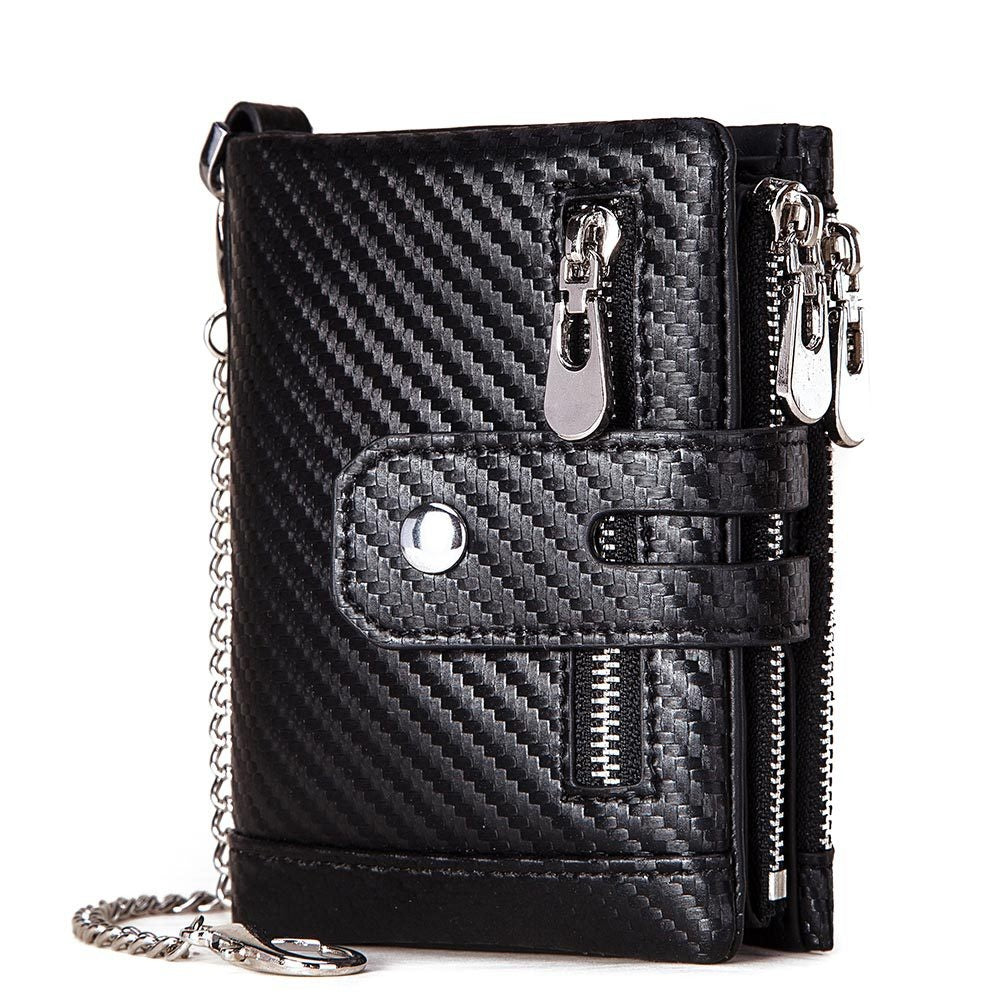 La mode masculine Personnalité Trifold Portefeuille multicolore