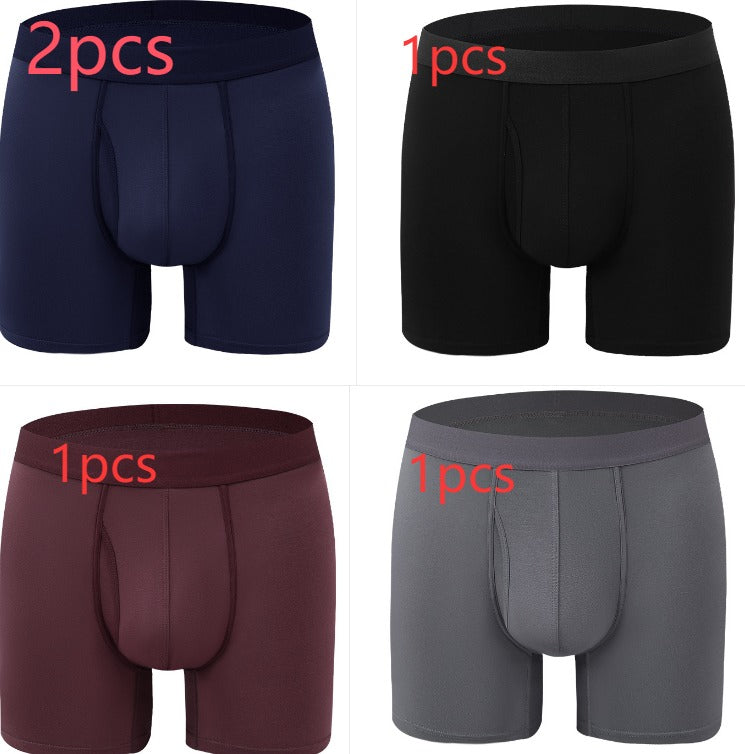 Sous-vêtements Homme prolongé Bamboo Fibre Sports Breathable Mid Waist
