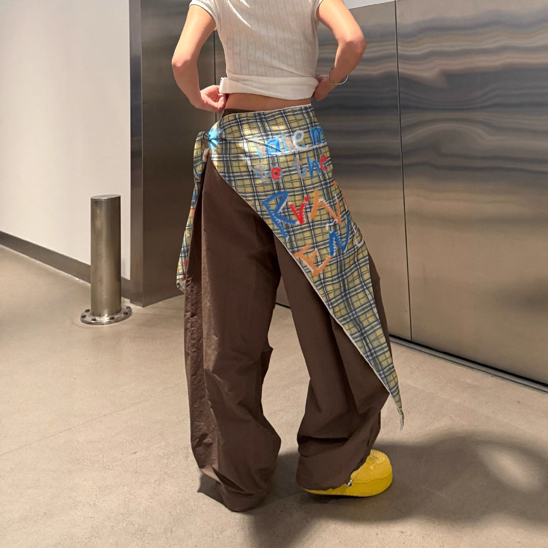 Pantalons à plis larges pour femmes