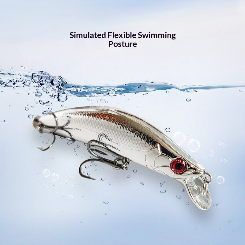 Twitching Sinking Micro Lure avec un seul crochet adapté à toutes les couches d'eau