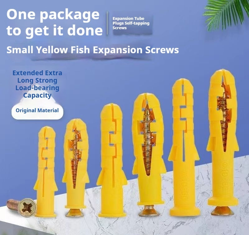 Little Yellow Croaker Tube d'expansion en plastique Bolts Nylon