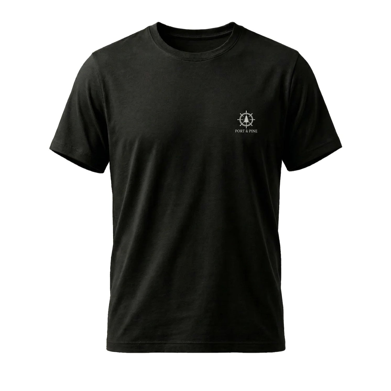 T-shirt à manches courtes pour hommes avec col rond
