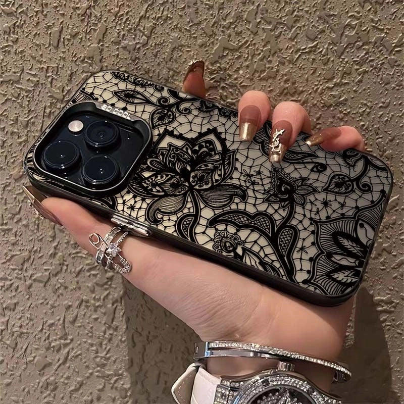 Premium model frosted silver phone case