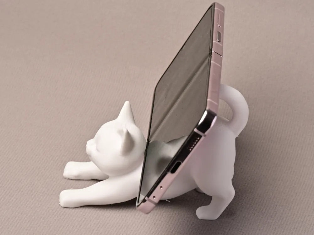 Support de téléphone en forme de chat mignon