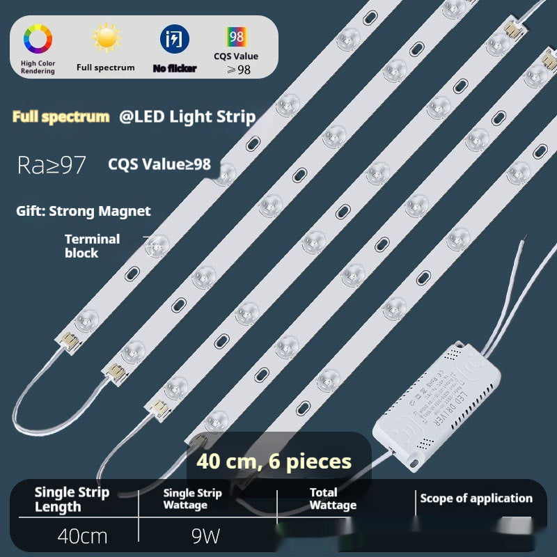 Plein spectre Led Super Bright Patch remplacement source de lumière Plafond plaque de base de lampe