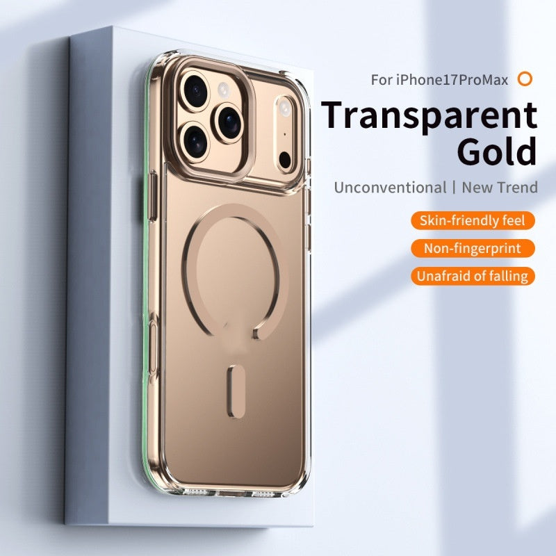 Shell magnétique adapté pour 17propromax boîtier de téléphone transparent