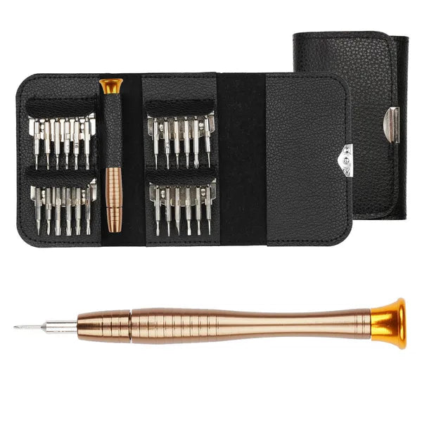 25 En 1 Visseuse de précision polyvalente Kit portefeuille Outils de réparation
