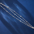 Fashionable Lip-chain Multi-couche Bracelet empilé