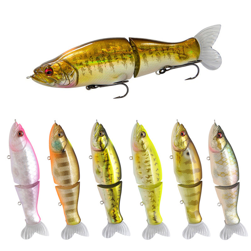 Aile multi-section I Diapositive 135MM 28G Lure Deux Section Aile dure