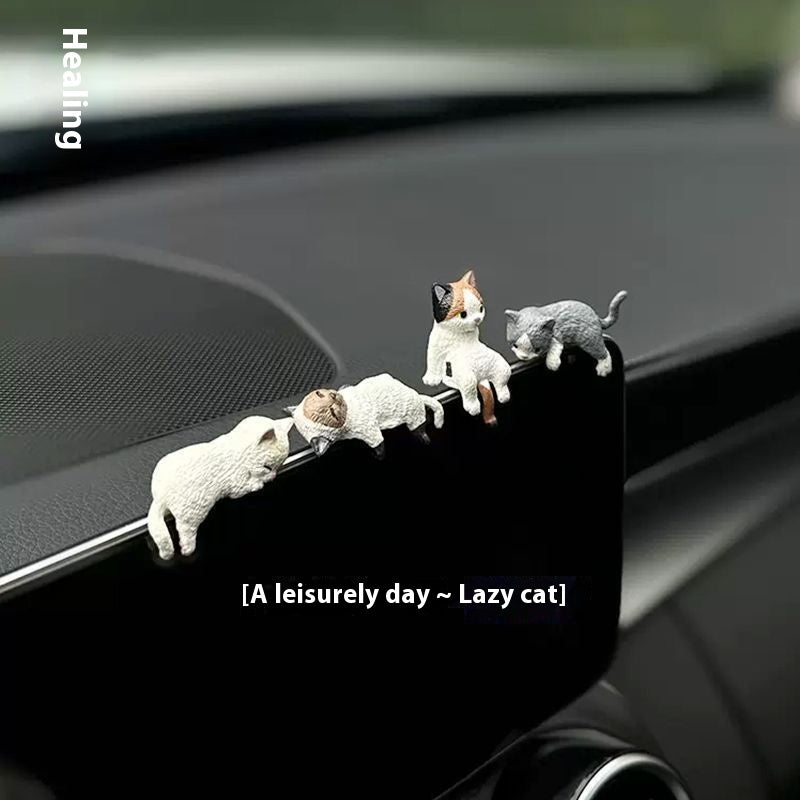 Dormir Cat Cure Décoration de voiture Femme