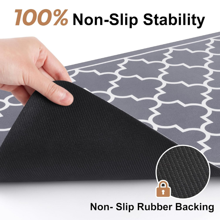 Tapis de séchage à vaisselle Super Absorbant Tapis de séchage à grandes moustiquaires pour comptoir de cuisine Facile