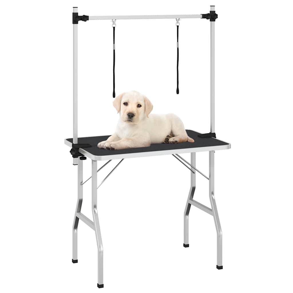 Table de grooming avec 2 boucles pour chiens et chats