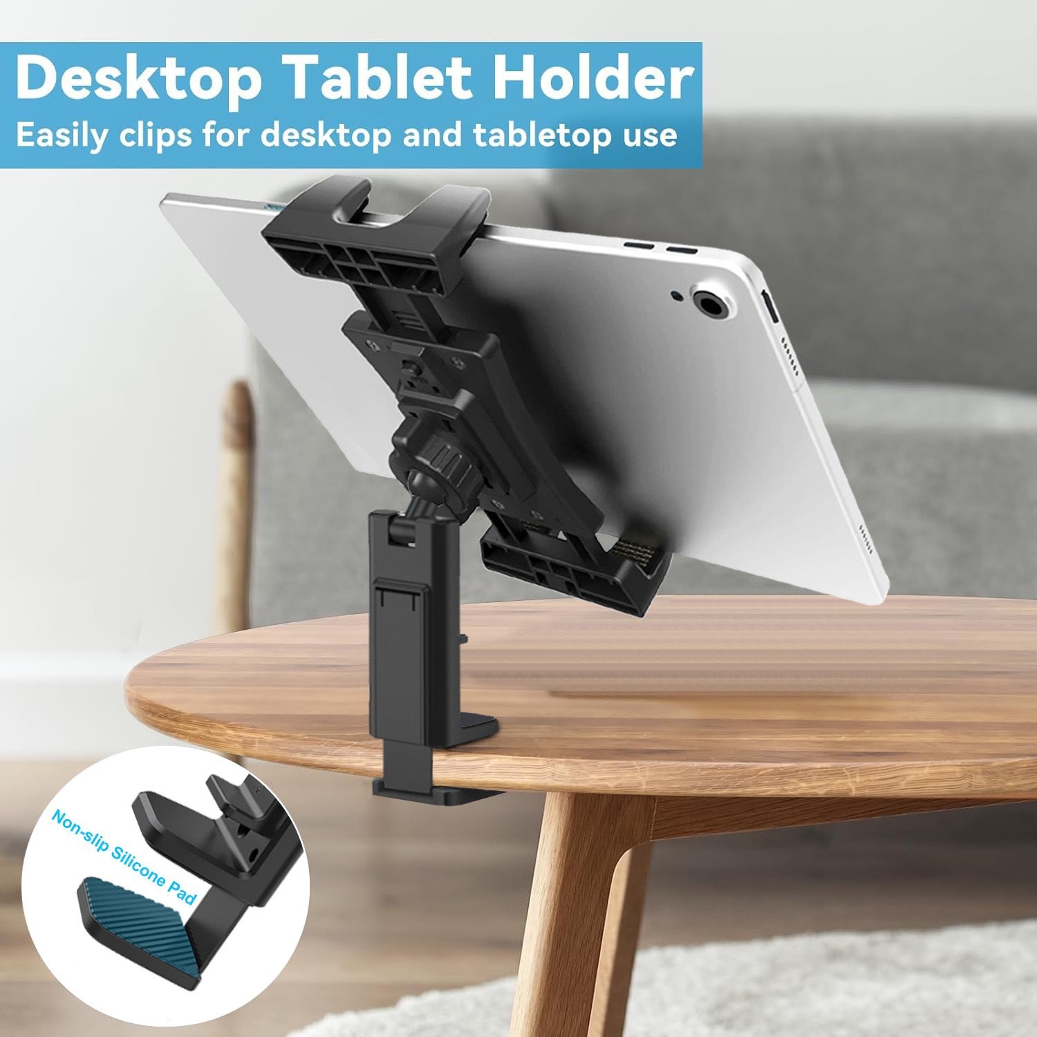 Porte-téléphone et tablette multifonctions rotatifs