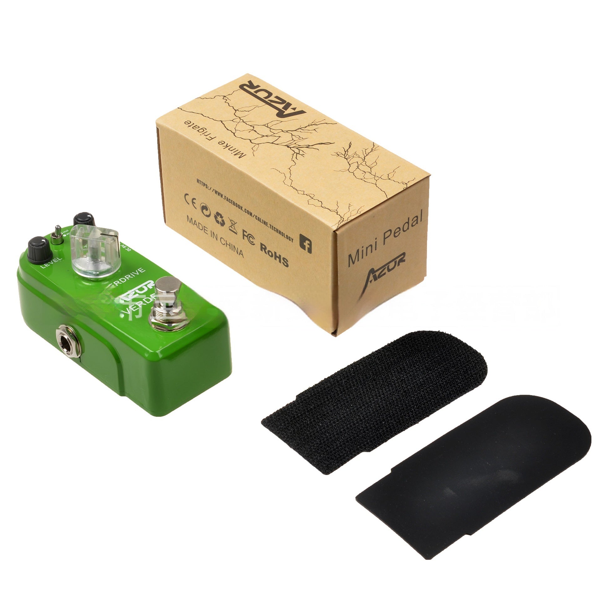 Guitare électrique surchargent la pédale sonore